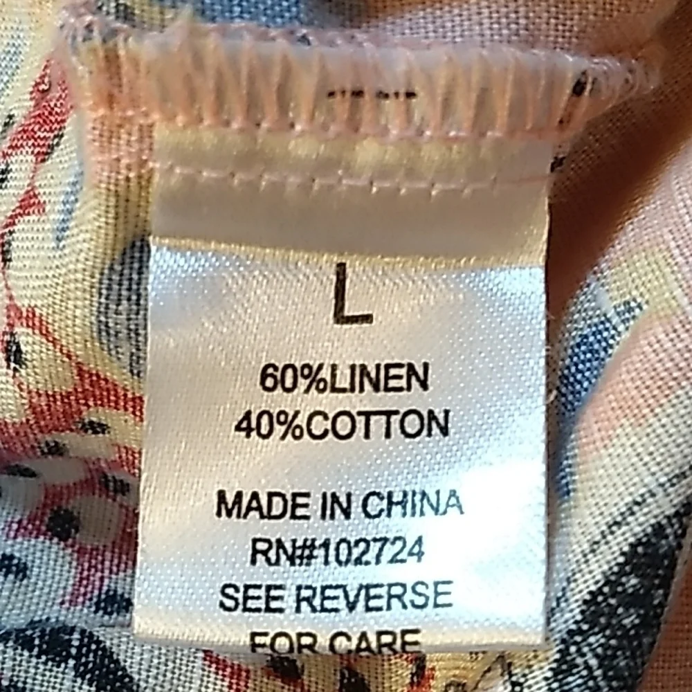 Linen Blend by Nester & Orchard large blouse - Picture 4 of 4